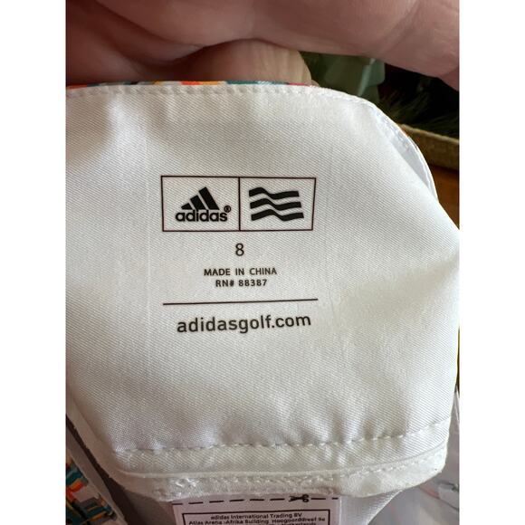 Adidas size 8 colorful golf skort - Picture 4 of 5